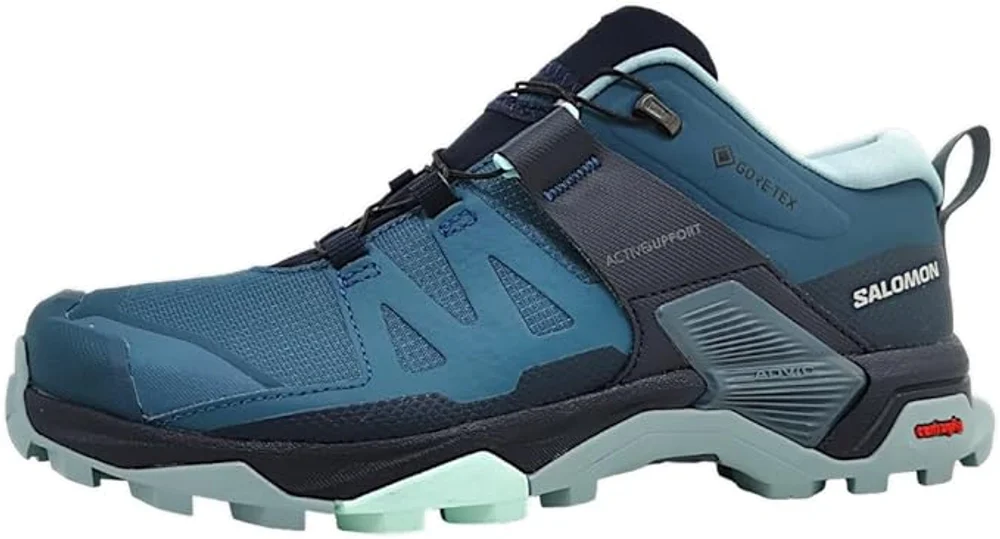 Salomon X Ultra 4 women's lightweight hiking shoe in ebony and almond