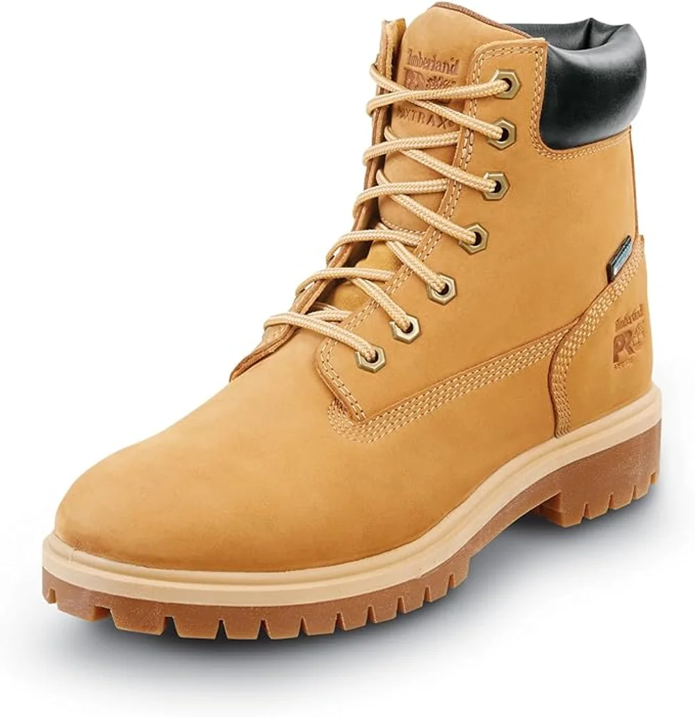 Timberland PRO Radius composite toe work shoe in black and pink